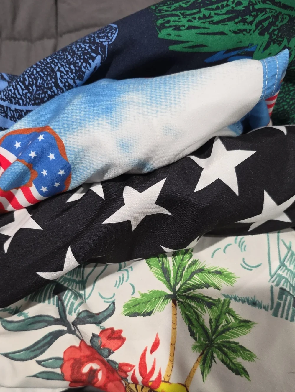 Mens Swim Trunks ,4 Pair XL